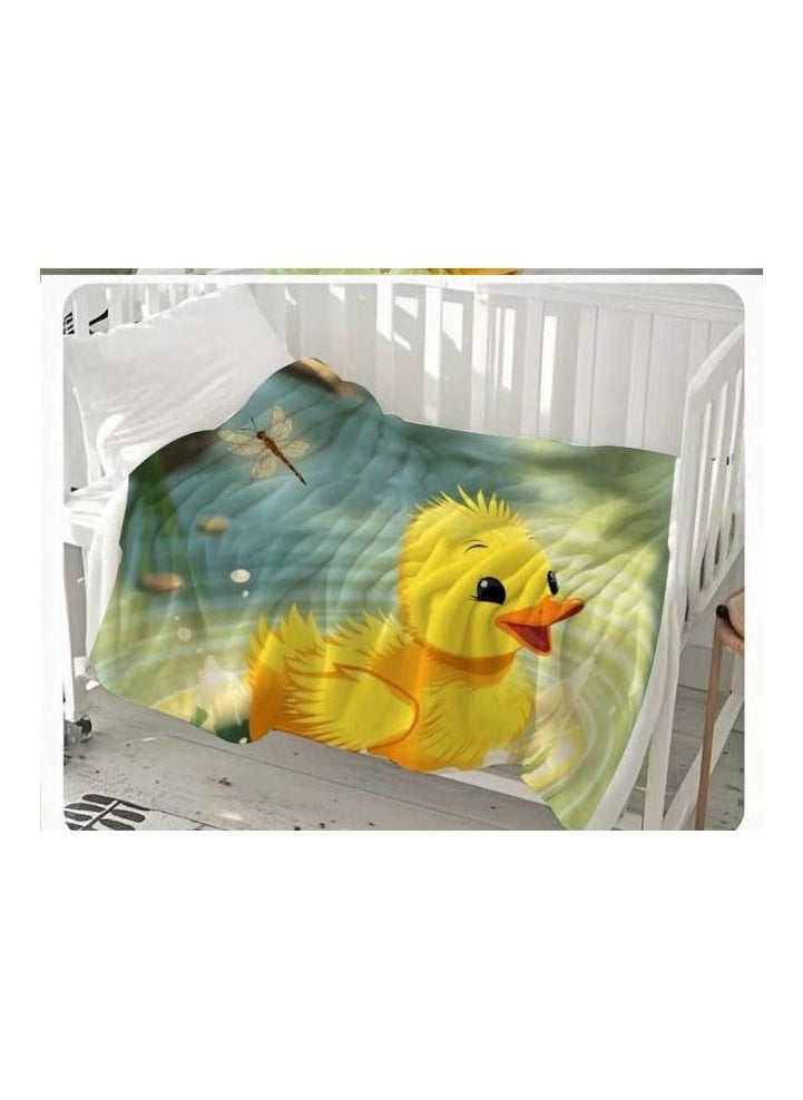Children's or student cartoon flannel thin blanket (warm and comfortable, suitable for sleep, games) 100cm*150cm - 447