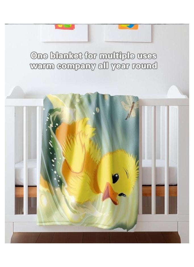 Children's or student cartoon flannel thin blanket (warm and comfortable, suitable for sleep, games) 100cm*150cm - 447