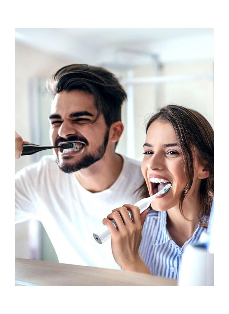 Electric Power Toothbrush with 4 Brush Heads – Fast 2.5-Hour Charge, 120-Day Battery Life, Deep Clean Technology, 5 Brushing Modes, Smart Timer