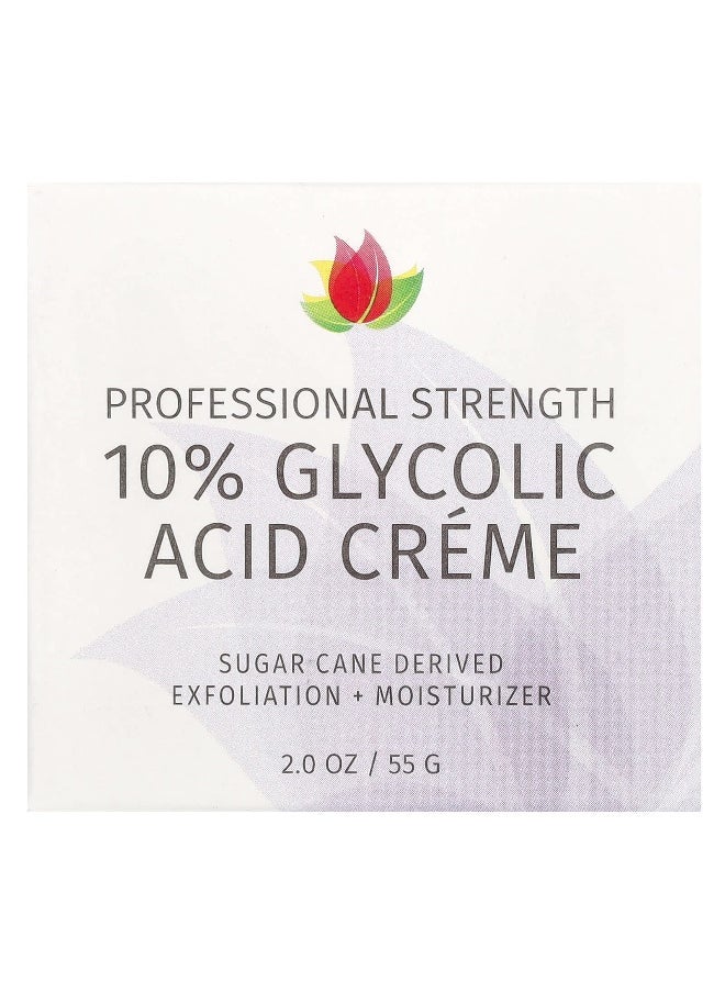 Reviva Labs, 10% Glycolic Acid Cream, 2 oz (55 g)