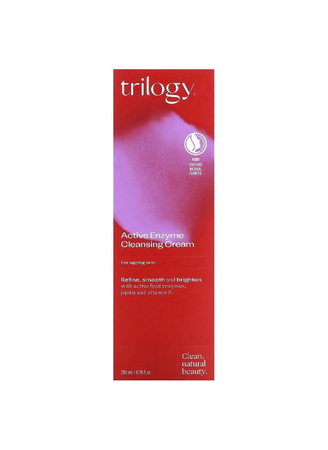 Trilogy, Active Enzyme Cleansing Cream, For Ageing Skin, 6.76 fl oz (200 ml)