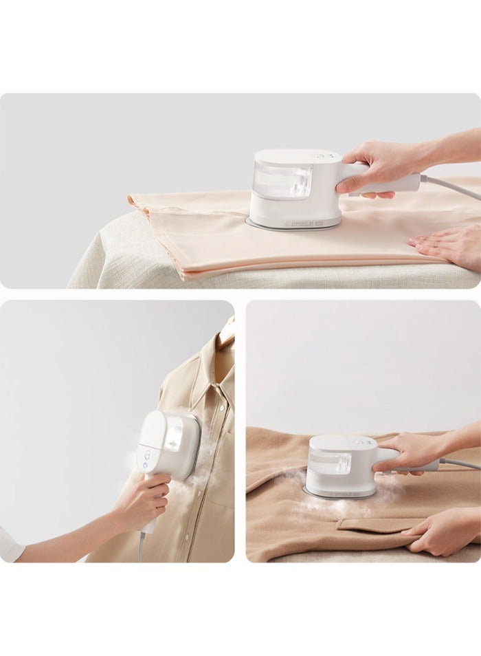 2024 Handheld Steam Ironing Machine Portable Garment Steam Cleaner Iron For Clothes Home Appliance 150 ml 1200 W B502CN White