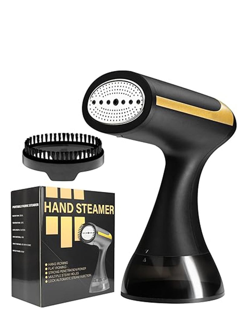Portable Clothes Steamer 1500W Handheld Garment Steamer – 30s Fast Heat Up, 350ml Detachable Water Tank, Powerful Fabric Wrinkle Remover, 360° Anti-Spill, 30 Min Continuous Steam, Travel & Home Steam Iron for Clothing, Curtains, Upholstery