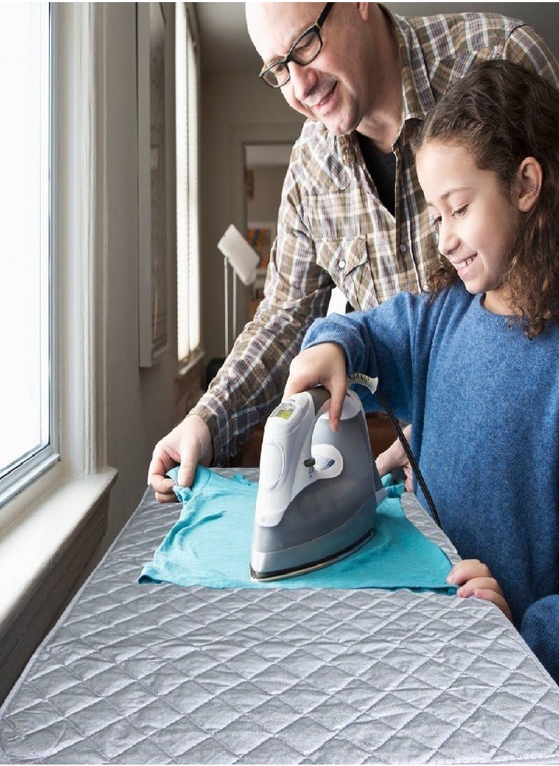 Portable Ironing Mat Blanket (Iron Anywhere) Ironing Board Replacement, Iron Board Alternative Cover