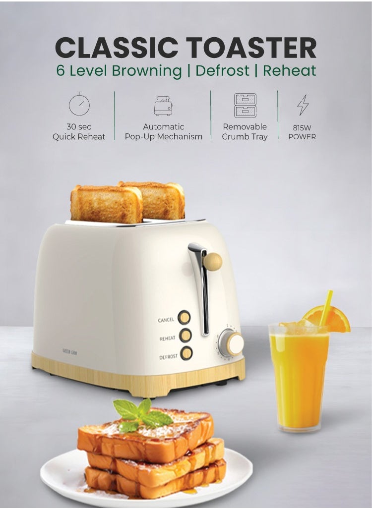 2-Piece (Toaster, Kettle), 1.7L Electric Kettle with Fast Boiling & Auto Shut-Off, 2-Slice Toaster with Adjustable Browning Control, Perfect for Quick and Convenient Breakfast Solutions
