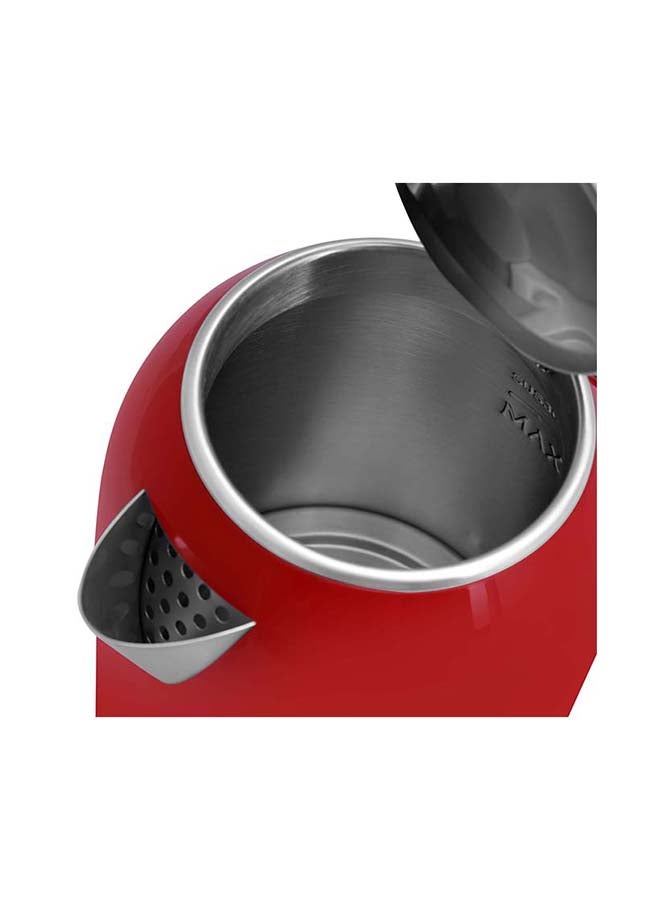 Renewed - Double Layer Electric Kettle 1.7 L 1800 W GK38013 Red/Black