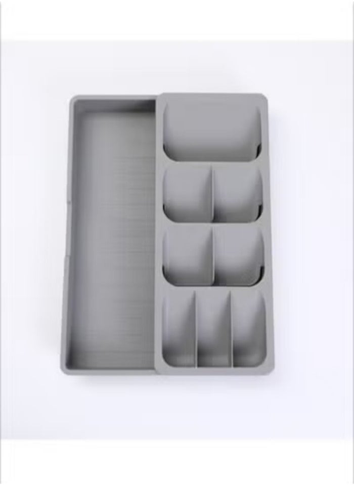 Retractable cutlery and chopsticks storage box kitchen drawer organizer cutlery divider storage rack storage rack