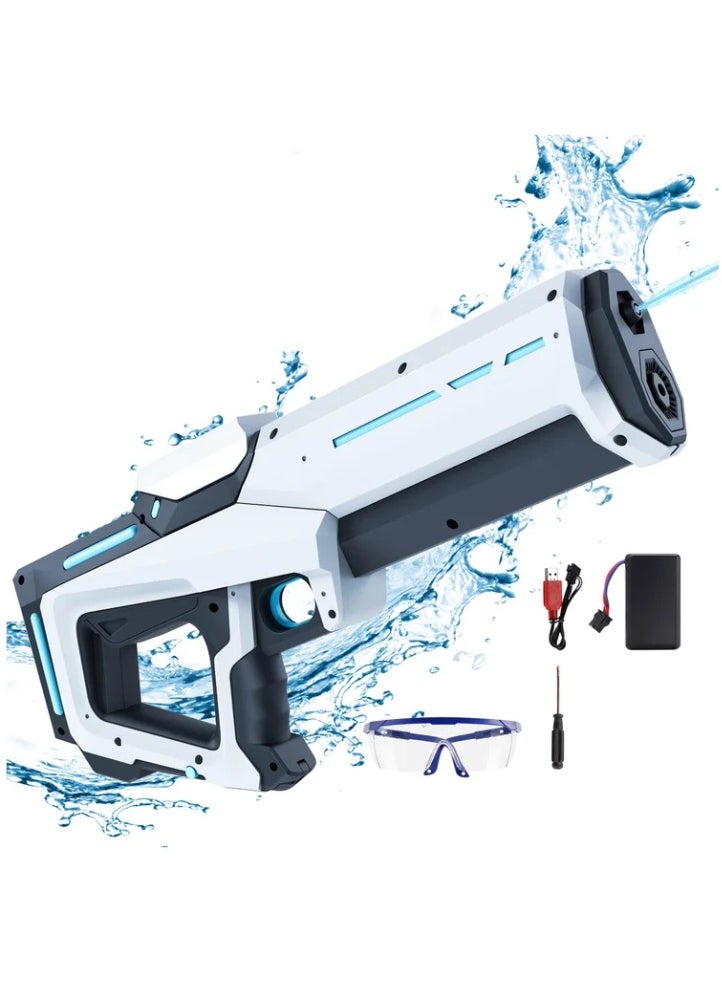 Electric Water Guns for Adults Kids, Automatic Water Gun with Waterproof Design, 25-32Ft Shooting Range, Battery Powered Squirt Gun, Pool Beach Outdoor Party Toys for Kids Ages 8-12