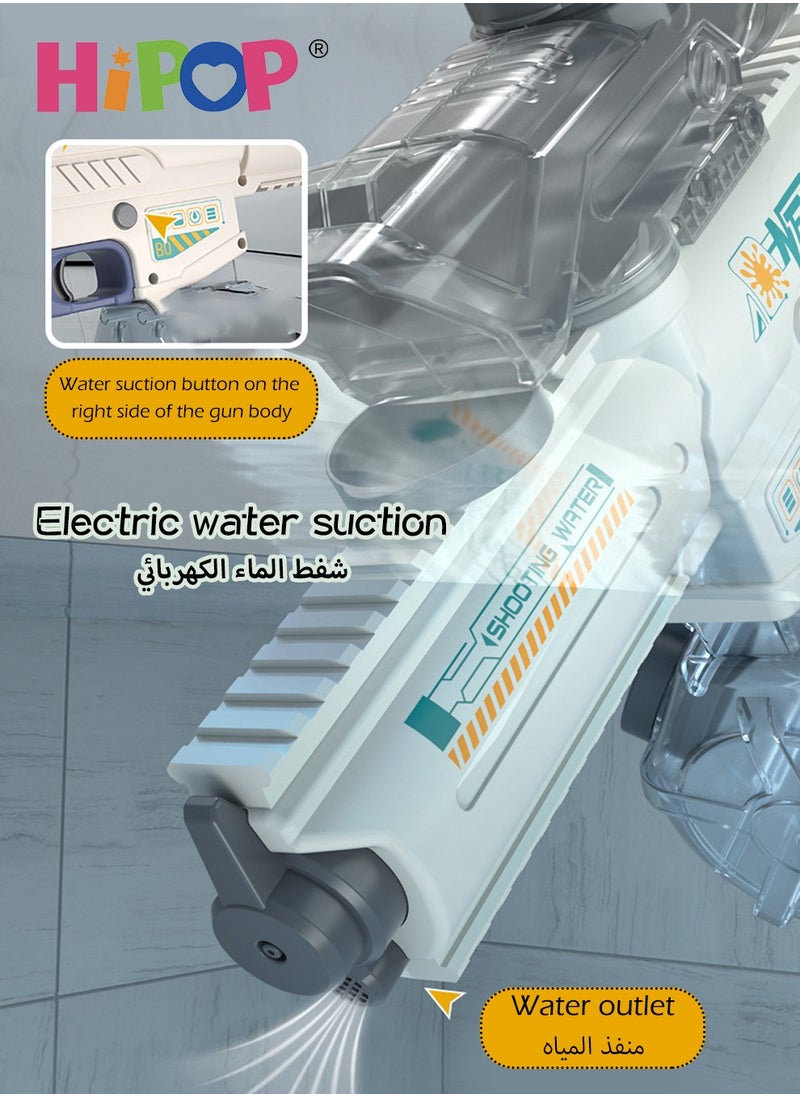 M416 Automatic/Manual Water Gun Toy,Water Blasters with Automatic Water Absorption Function,Can Add Extra Large Capacity Water Bottle,Children's Water Toy Gun