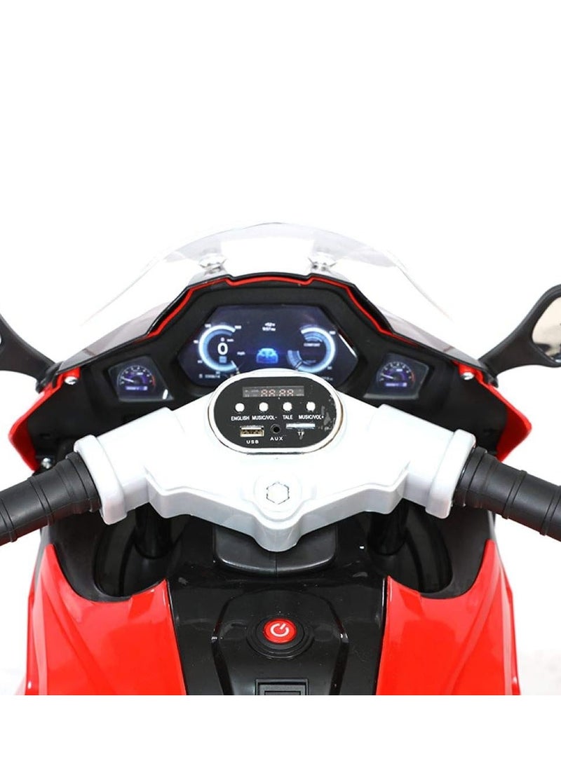 Kids Electric Motorcycle 1200GS Style Sports Motor Bike Ride On for Kids (Red)