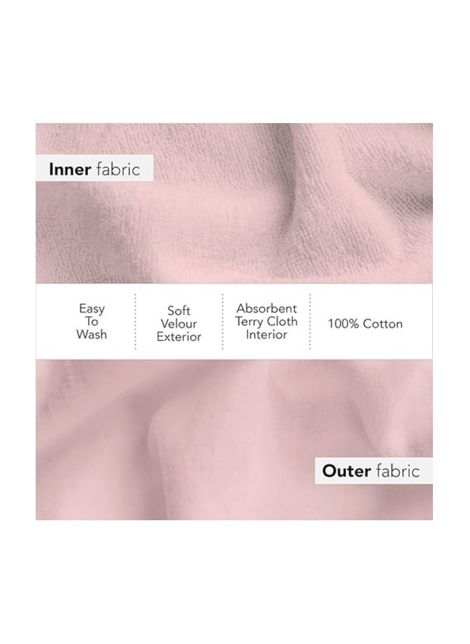 Cotton Plain Bathrobe Falsa pink