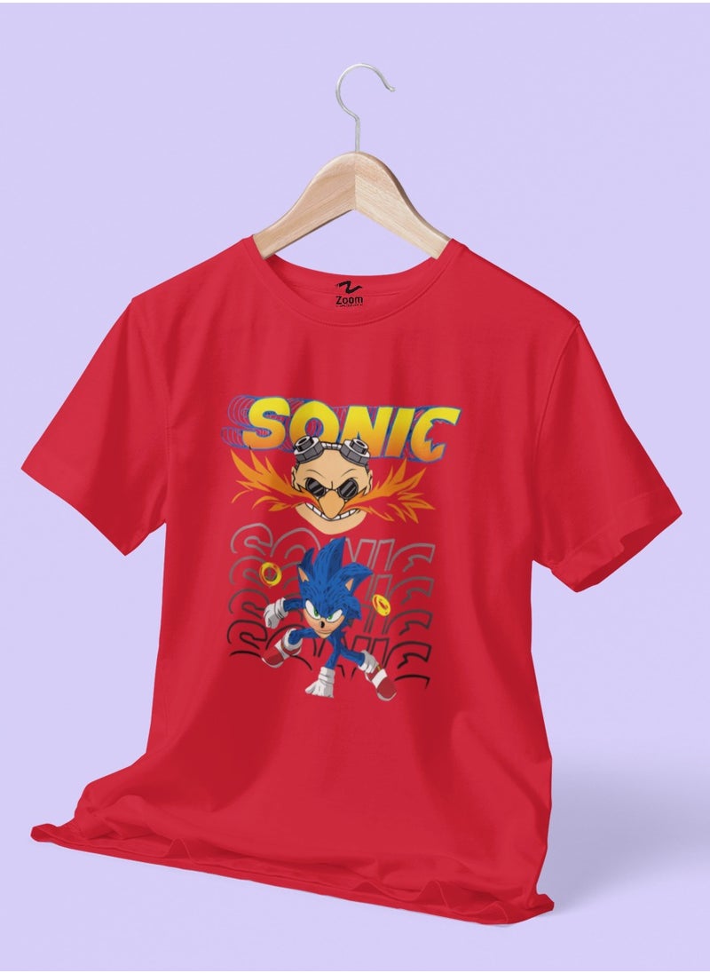 SONIC ENERGY GRAPHIC DESIGN T-SHIRT