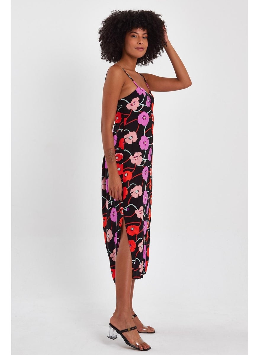 Alexandergardı Backless Dress with Low-cut Slit (B23-0084)