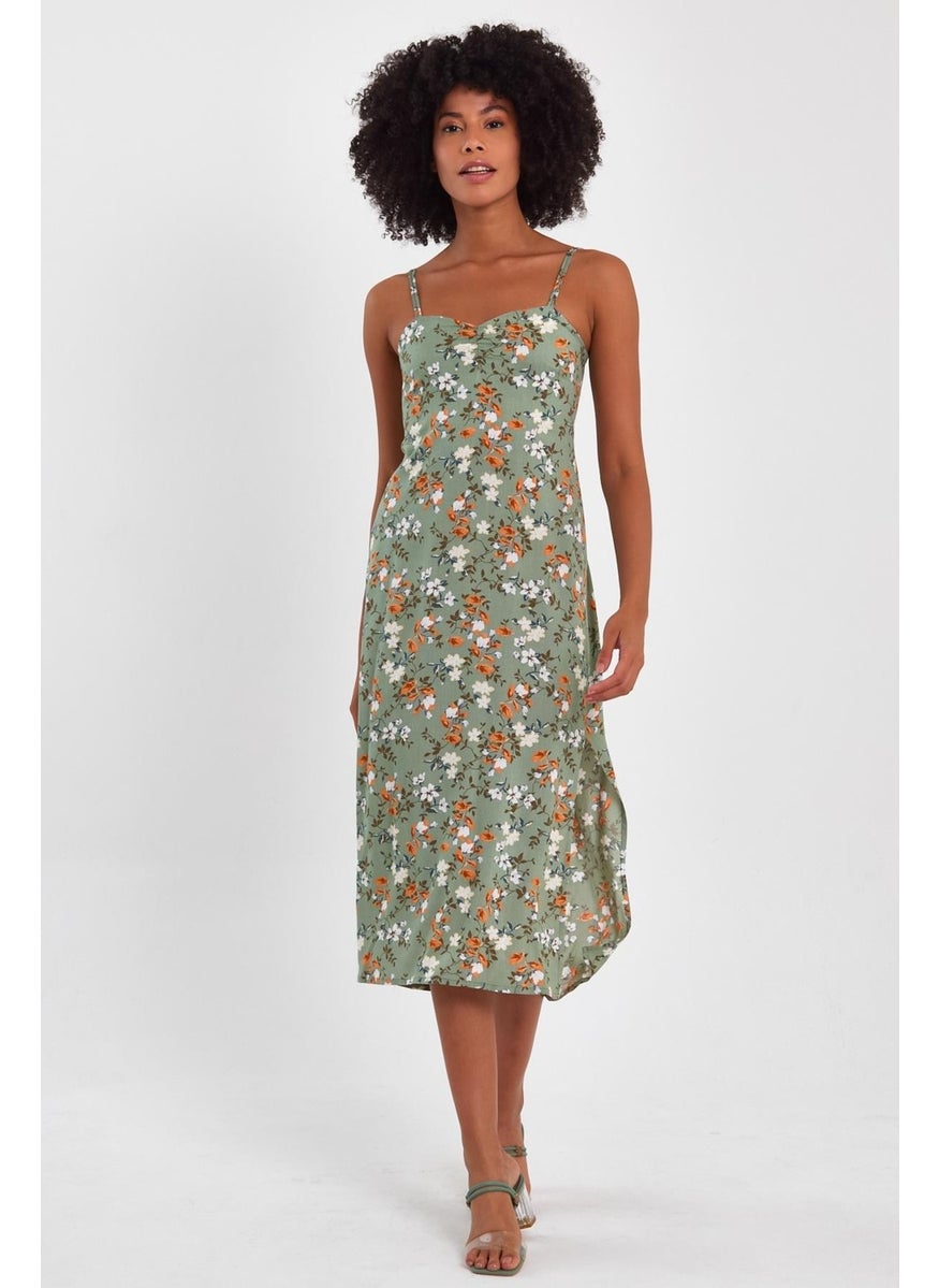 Alexandergardı Backless Dress with Low-cut Slit (B23-0084)