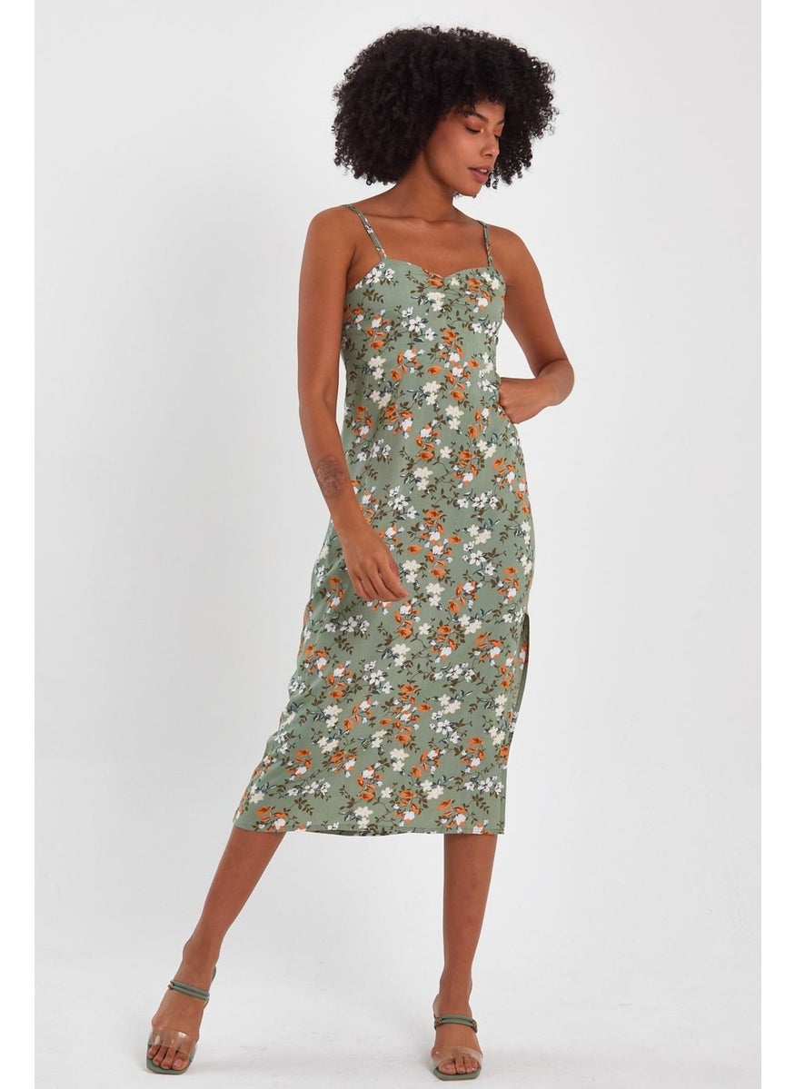 Alexandergardı Backless Dress with Low-cut Slit (B23-0084)