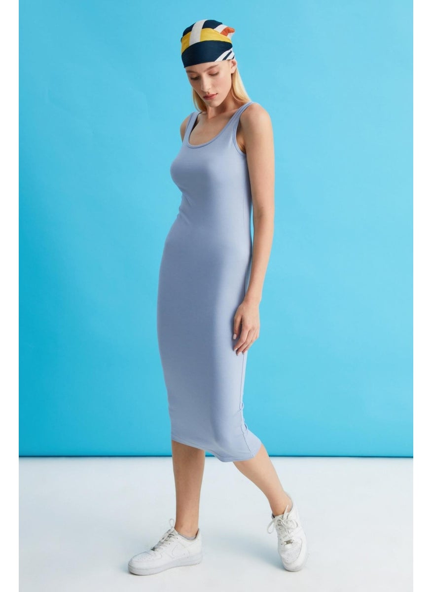 Strappy Pencil Dress (B22-41400)