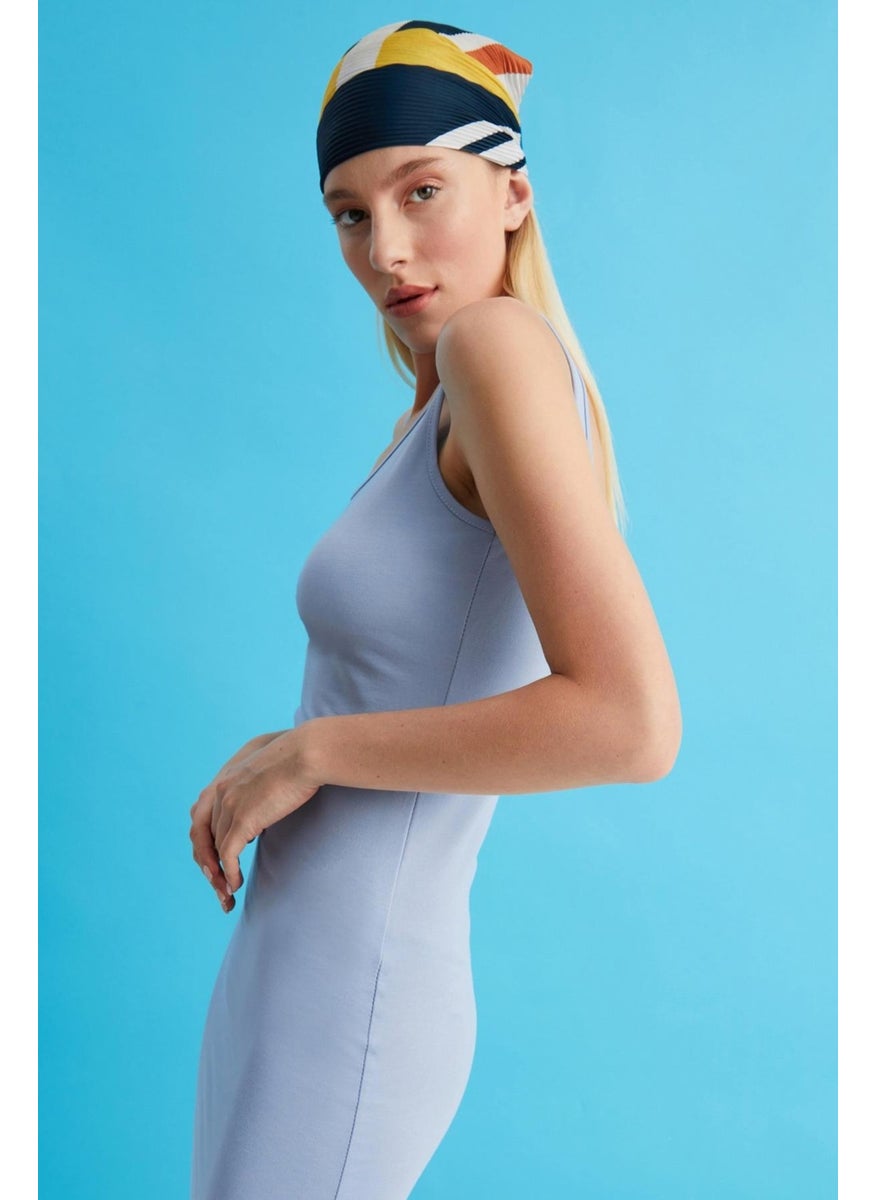 Strappy Pencil Dress (B22-41400)