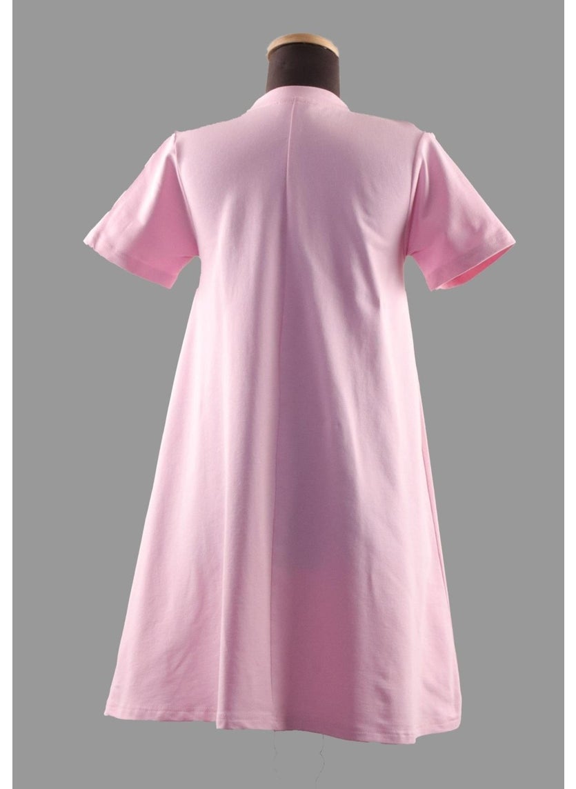 V-Neck Tunic Dress (B23-002100)