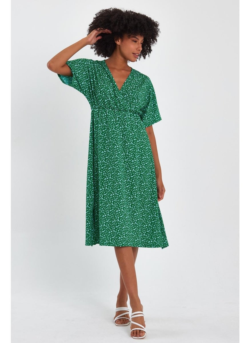 Double-Breasted Side Slit Dress (B23-00132)