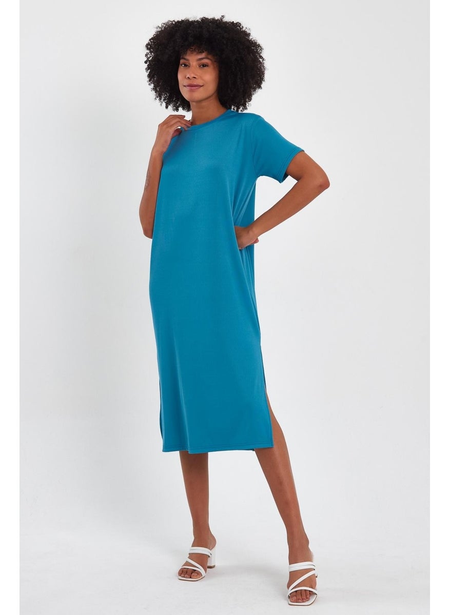 Slit Basic Dress (B23-00115)