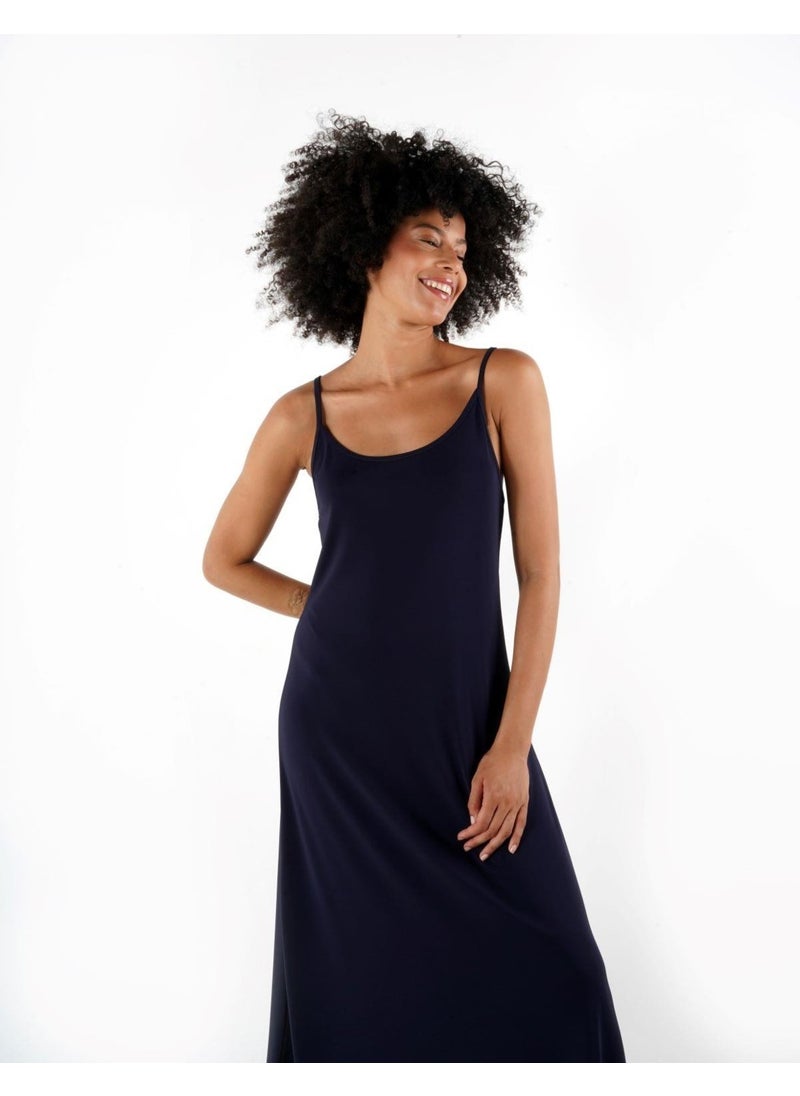 Alexandergardi Thin Strap Midi Length Dress (B24-005206)