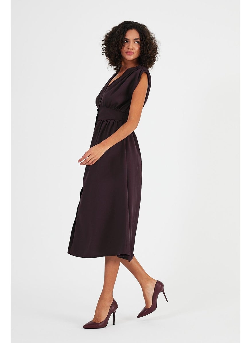 Alexandergardı V-neck Sleeveless DRESS (B24-24500)