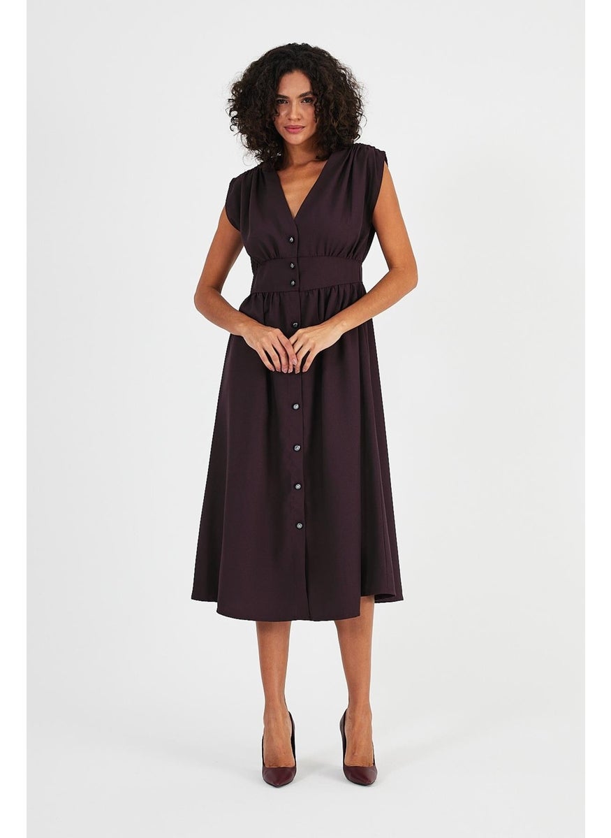 Alexandergardı V-neck Sleeveless DRESS (B24-24500)