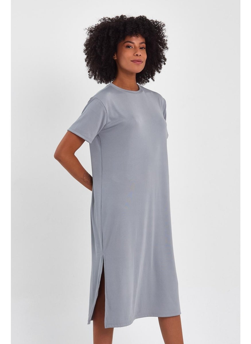 Slit Basic Dress (B23-00115)