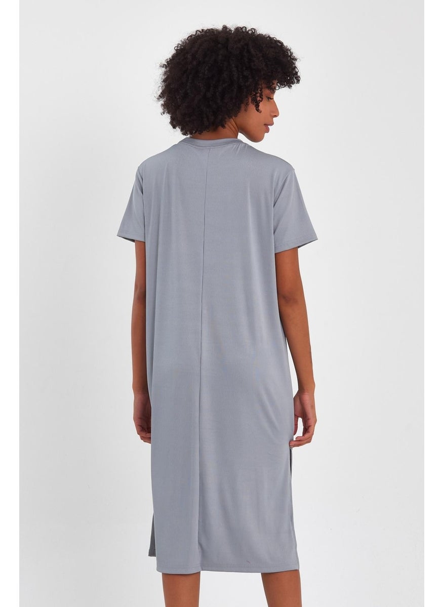 Slit Basic Dress (B23-00115)