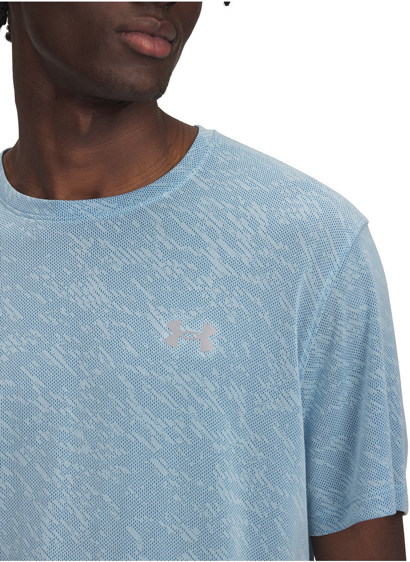 UA LAUNCH CAMO SHORTSLEEVE