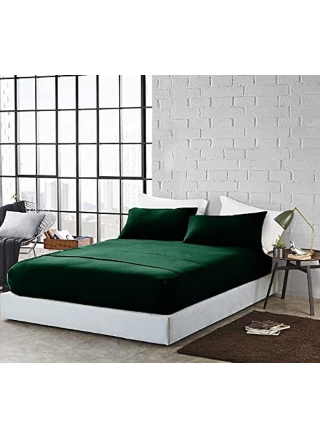 DAN RIVER King Jersey Sheet Set