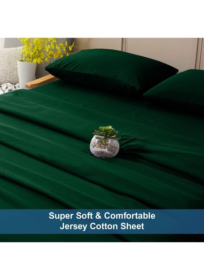 DAN RIVER King Jersey Sheet Set
