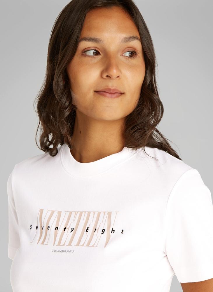 Graphic Crew Neck T-Shirt