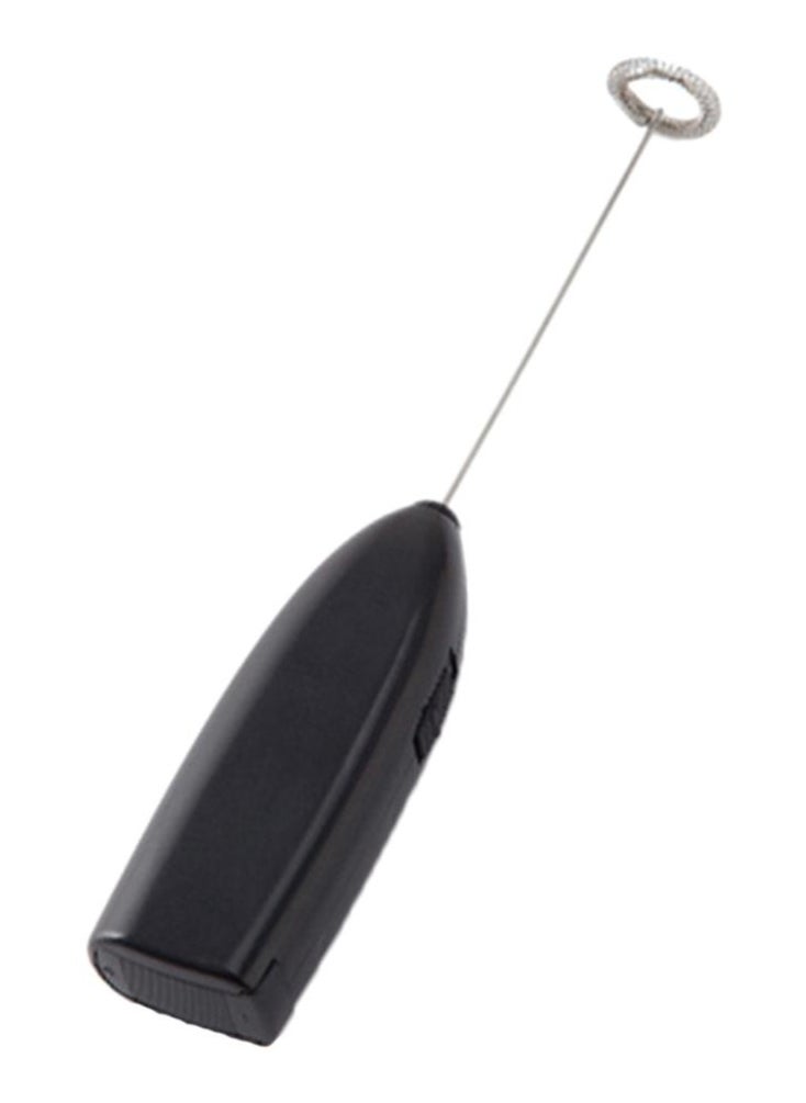 1pc Stainless Steel Electric Milk Frother, Mini Portable Cappuccino Frother, Kitchen Accessory, Coffee Creamer Mixer, Cooking Gadget (Batteries Not Included)