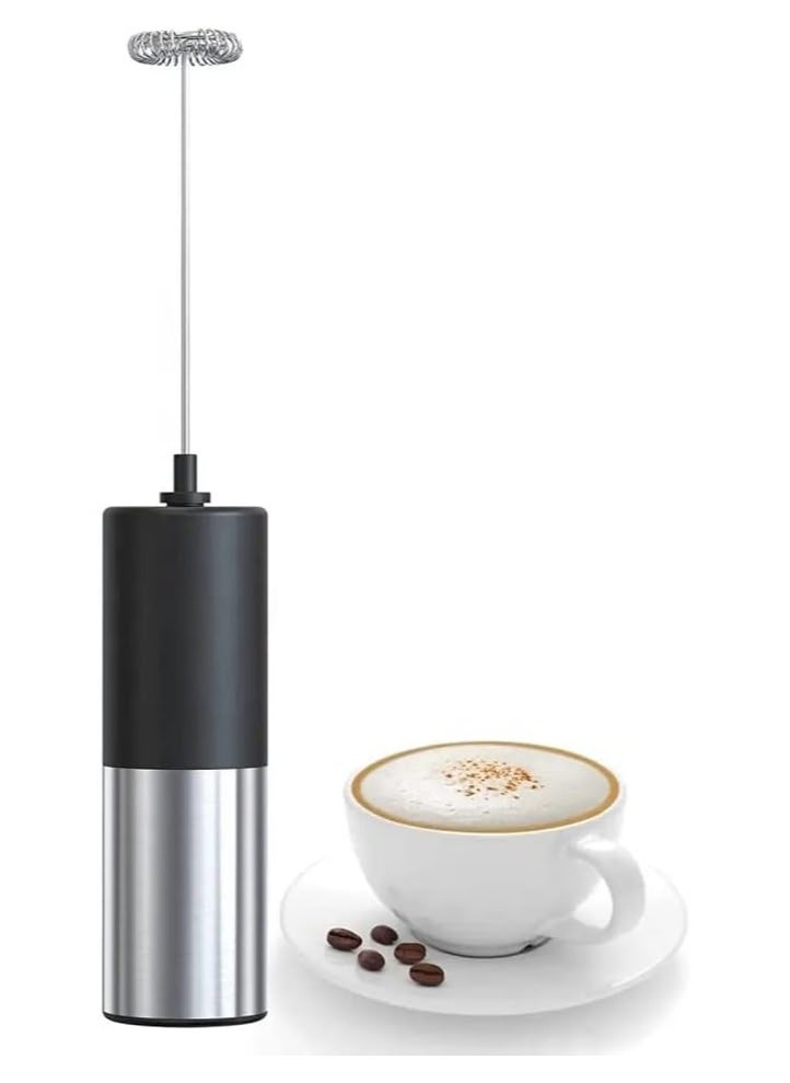 Milk Frother Handheld for Coffee, Battery Operated Electric Foam Maker, Mini Drink Mixer for Coffee, Matcha, Hot Chocolate, Latte, Cappuccino