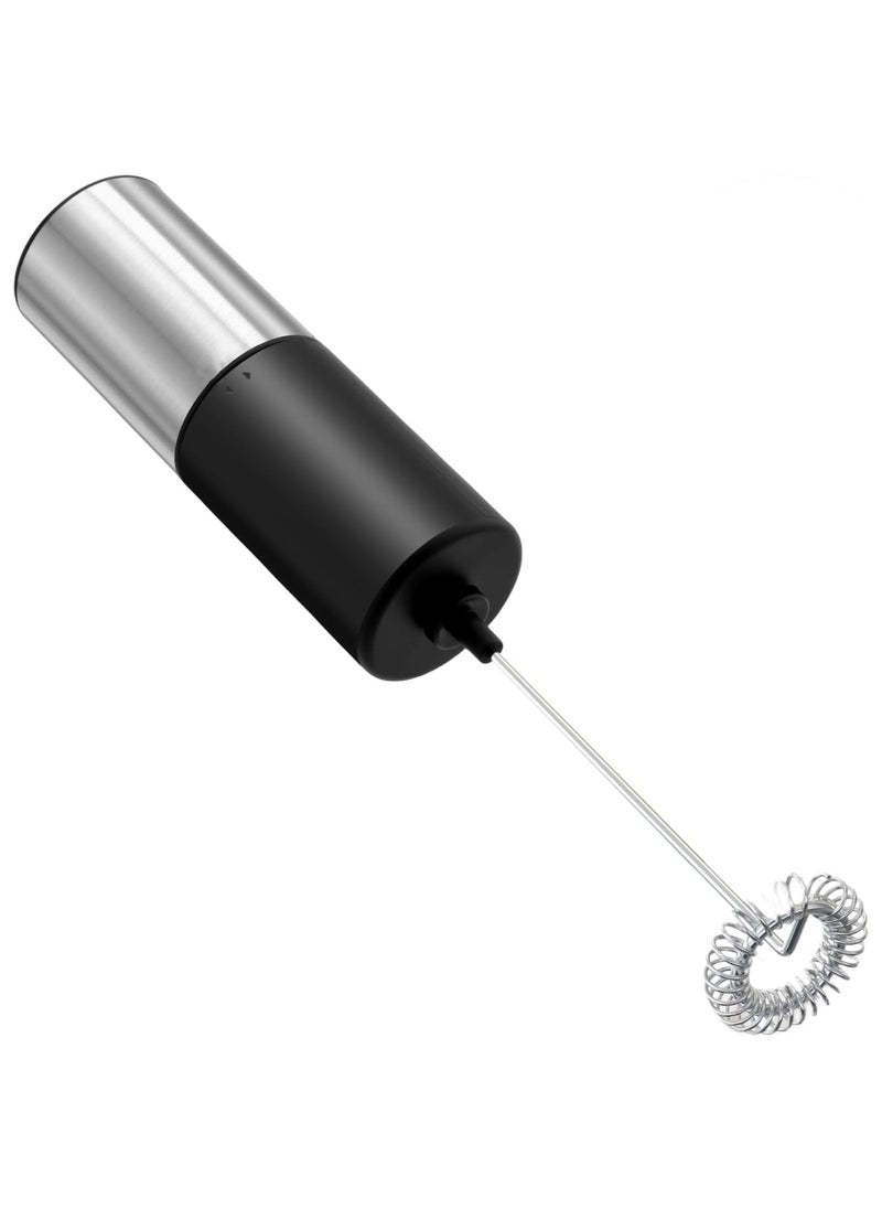 Milk Frother Handheld for Coffee, Battery Operated Electric Foam Maker, Mini Drink Mixer for Coffee, Matcha, Hot Chocolate, Latte, Cappuccino