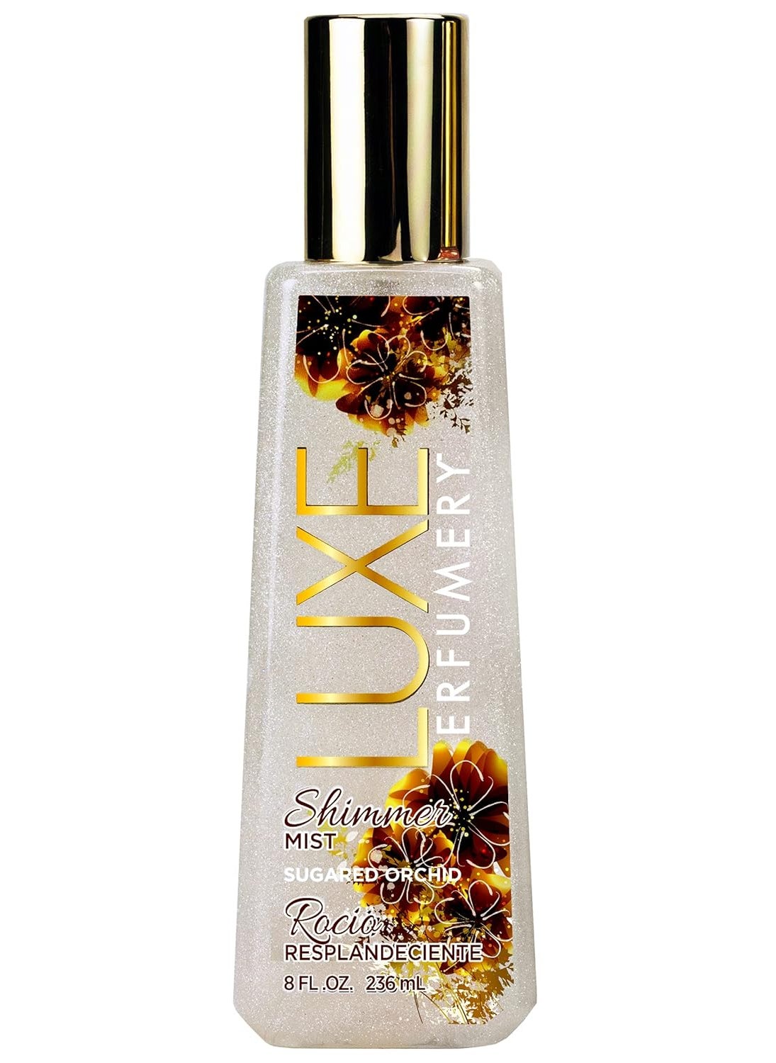 Luxe Perfumery Shimmer Body Mist, Sugared Orchid, 8.0 fl oz