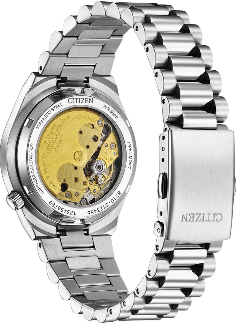 Tsuyosa 37mm NJ0200-50L Stainless Steel Automatic Watch with Ice Blue Dial Sapphire Crystal​ 2025-Release