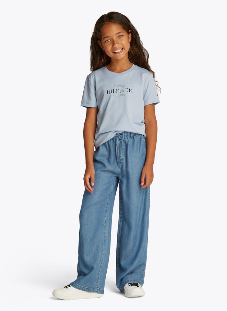 Kids Tommy Script Ss T-Shirt