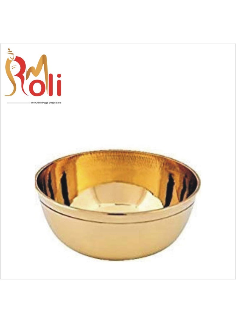 ROLIMOLI Brass Puja Katori (Gold)