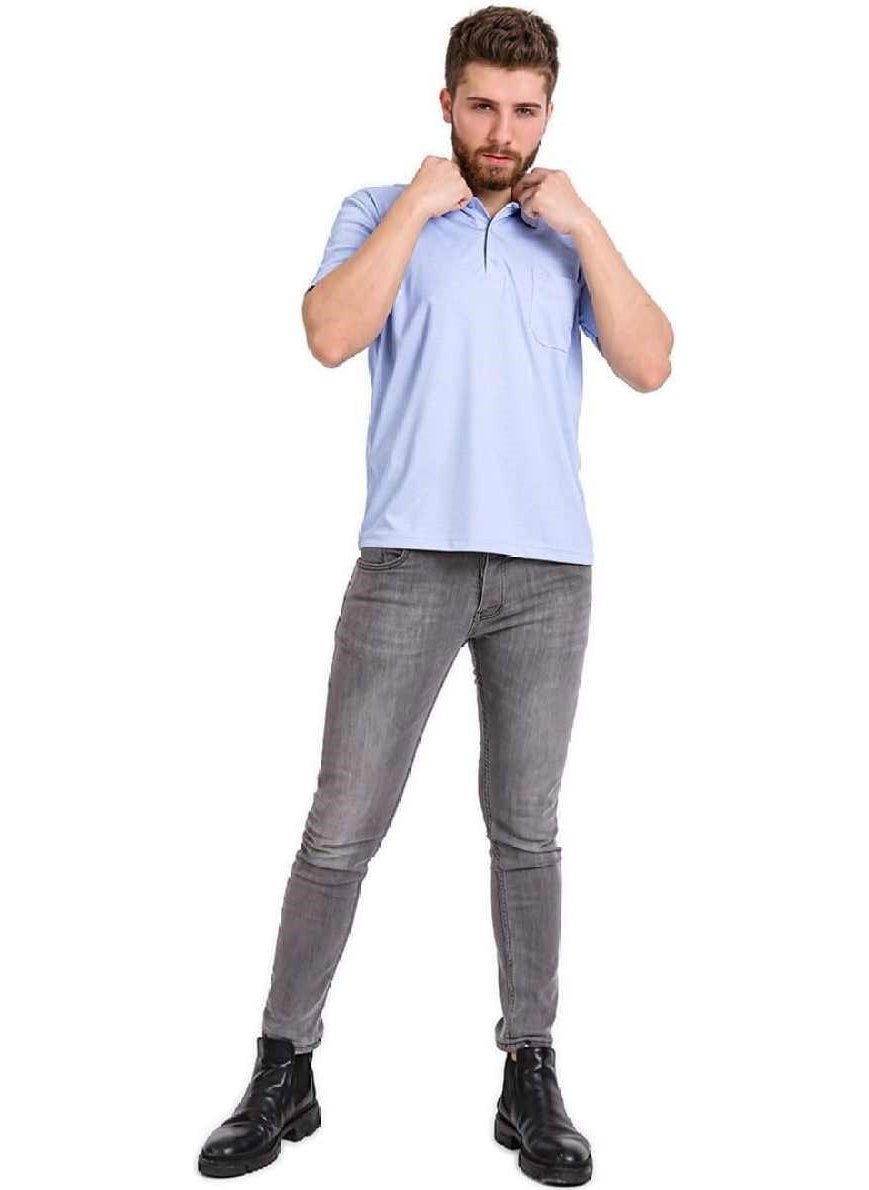 Polo Collar Relaxed Fit Pocket T-shirt Special Production Regular Fit