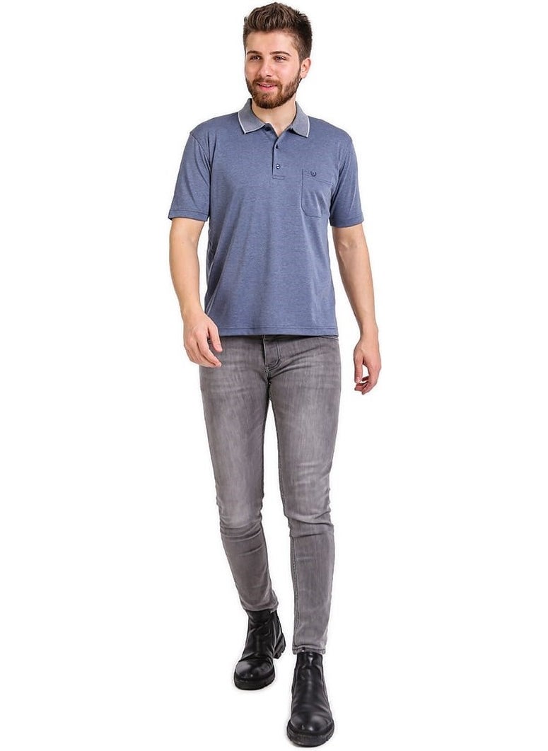 Polo Collar Relaxed Fit Pocket T-shirt Special Production Regular Fit