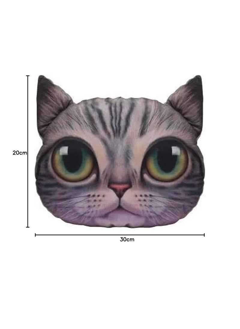 Magnusdeal New 3D Cat Cute Pillow Cartoon Animal Head Shaped Pillow Emoji Pillow Face Cushion Car Cushion Cat Shape Nap Smiley face Pillow