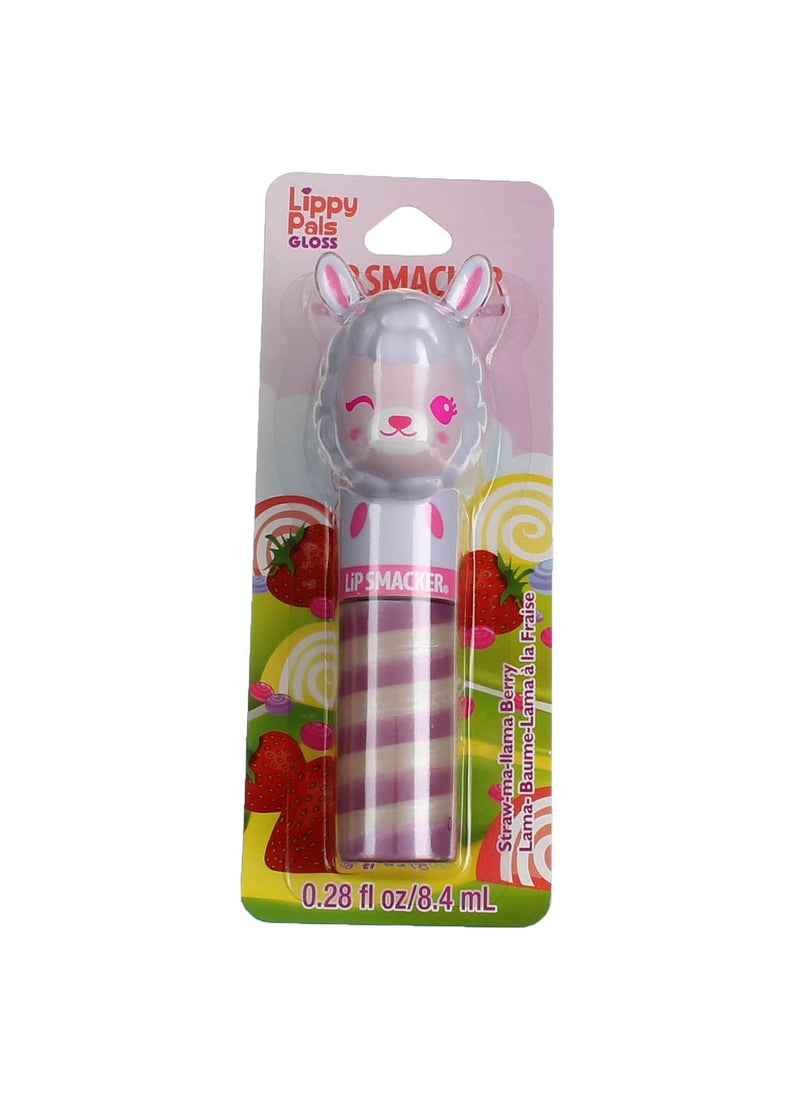 Lip Smacker Lippy Pals Swirls Llama Flavored Moisturizing  Smoothing Soft Shine Lip Balm Hydrating  Protecting Fun Tasty Glossy Finish CrueltyFree  Vegan  StrawMaLlama Berry