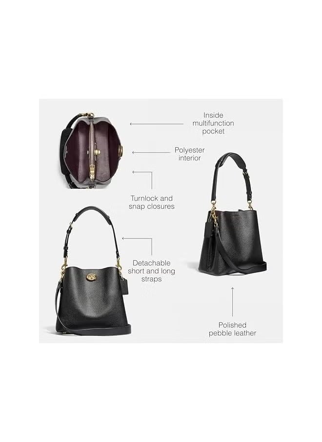 COACH Womens Willow Bucket Bag