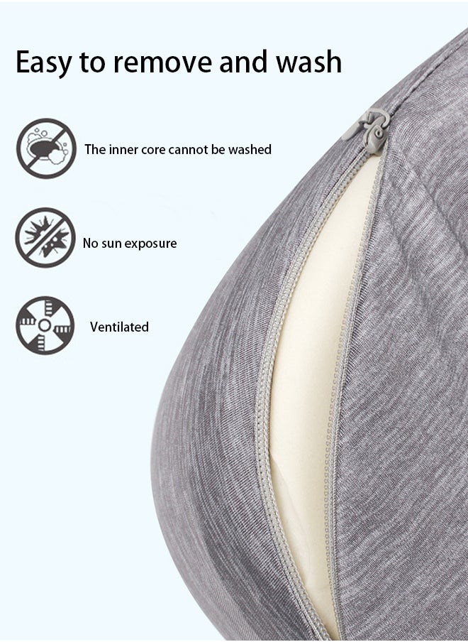 Travel Pillow Memory Foam Neck Pillow For Airplane Car Travel Home Use
