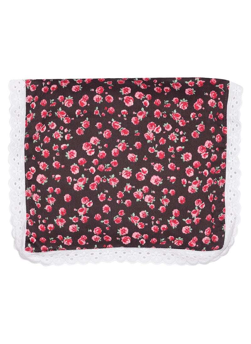 Grandma's Head Shaping Mustard Seed Rai Pillow for Newborn with 2 Pillow Covers - Beige Floral