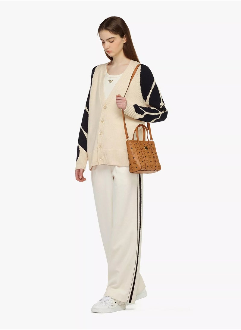 Toni Top-Zip Shopper in Visetos