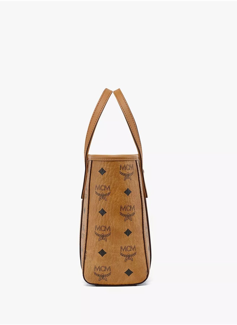Toni Top-Zip Shopper in Visetos