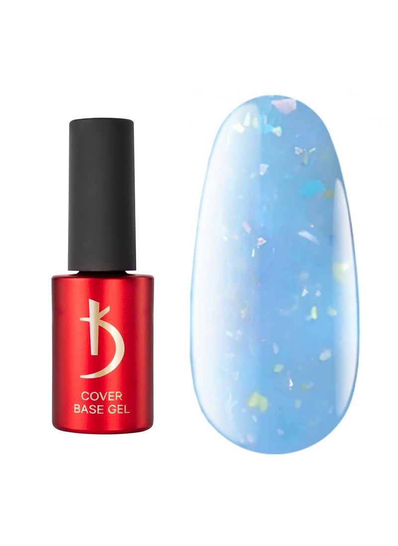 kodi professional Cover Base Flake 7ml. manicure Color Camouflage Gel LED/UV Nail Coat Soak Off (Cover Base Flake 13, 7ml)
